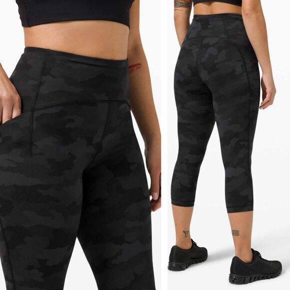 Lululemon Swift Speed High-Rise Crop 21" Luxtreme Camo Multi - Picture 1 of 7